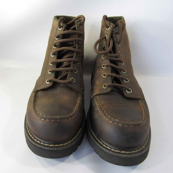 713288-  BASS Size 8 Brown Lace Up Ankle Boots Mens R4A17